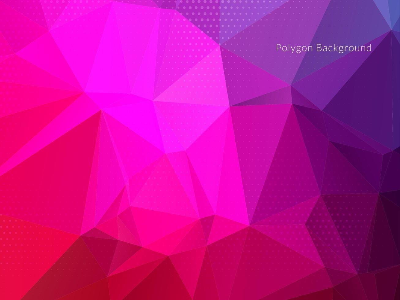 geometric triangle polygon background vector
