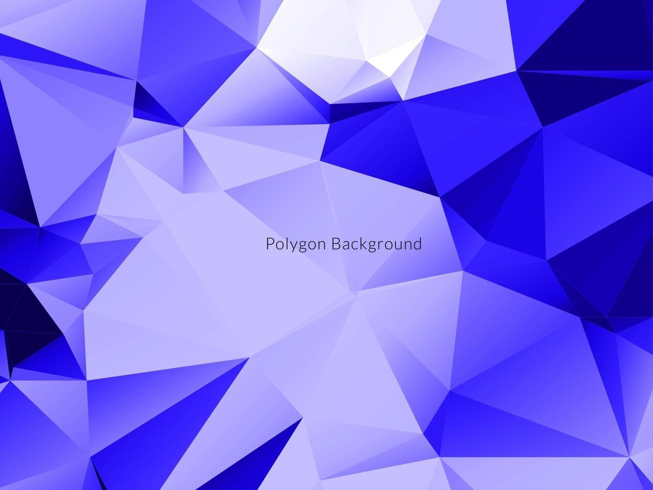 Decorative geometric triangle polygon abstract background vector