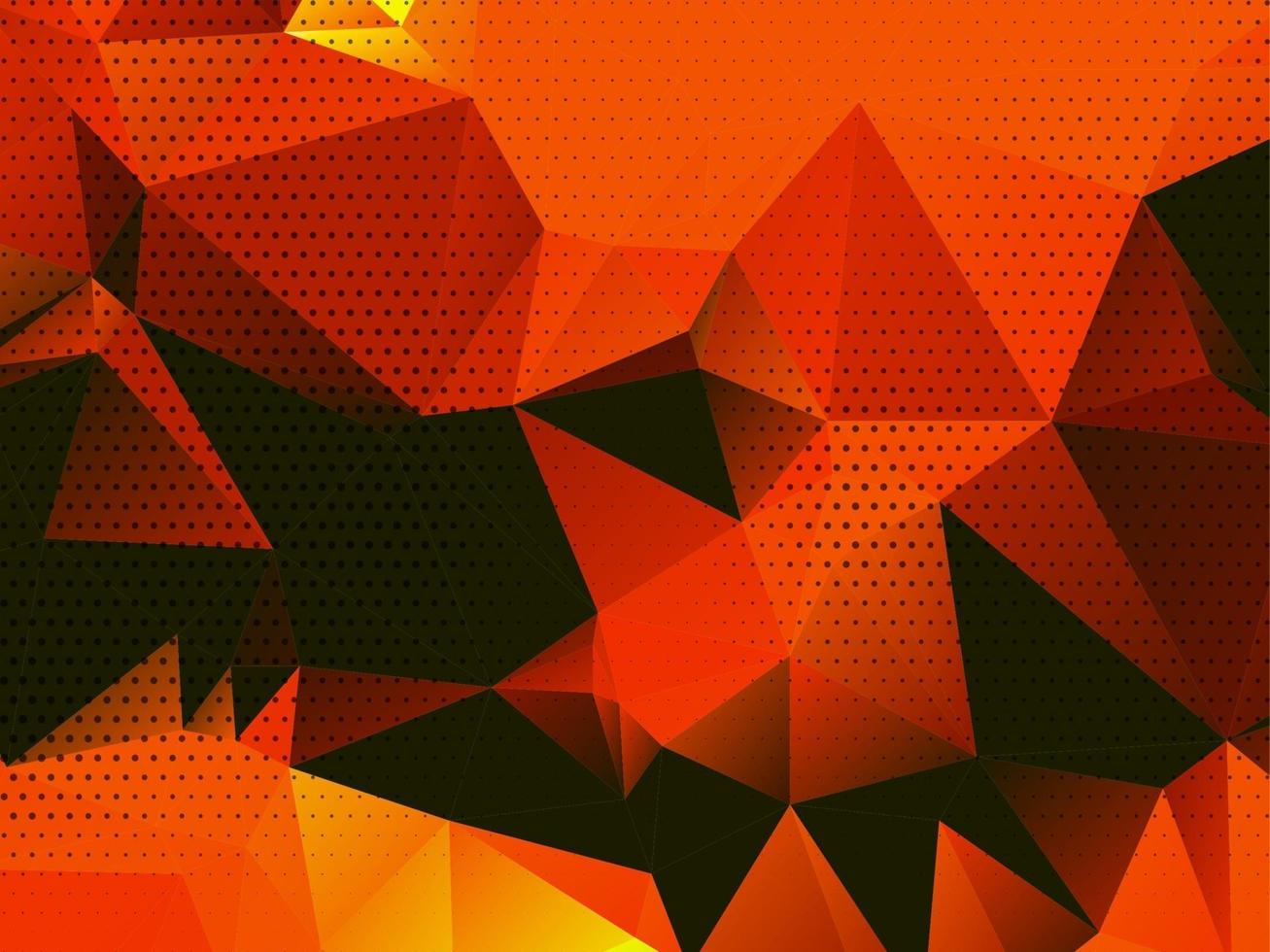 geometric triangle polygon background vector