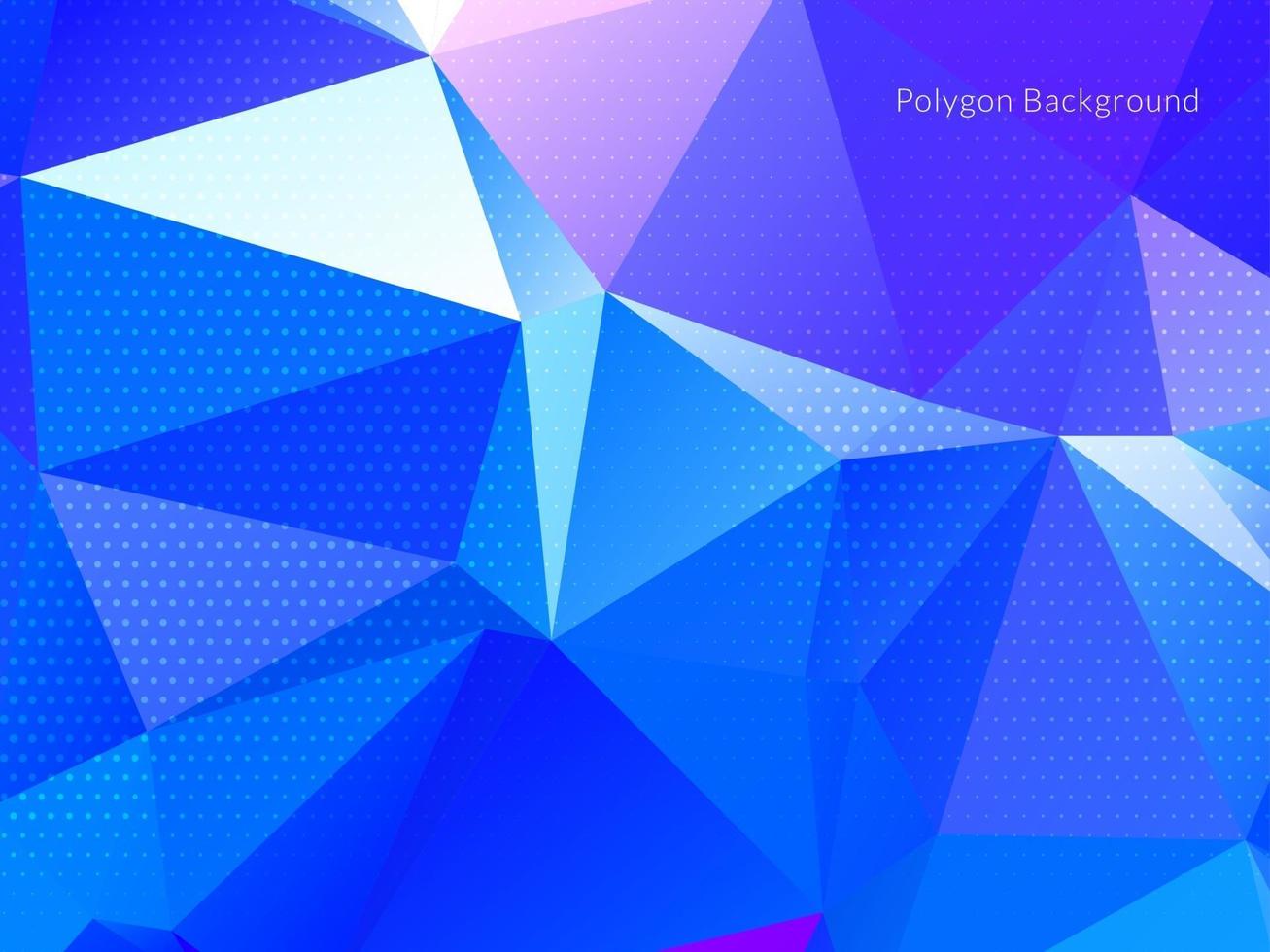 geometric triangle polygon background vector