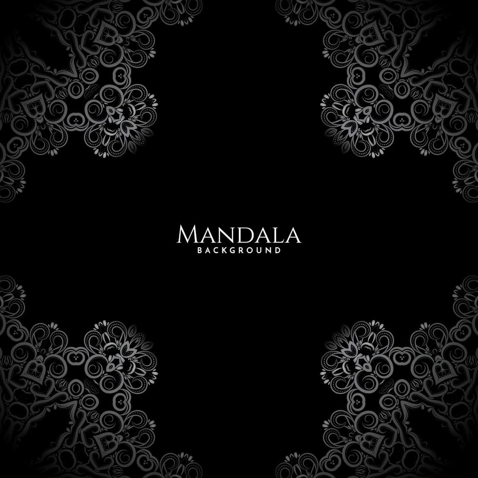 Luxury pattern beautiful mandala decorative isolated background vector