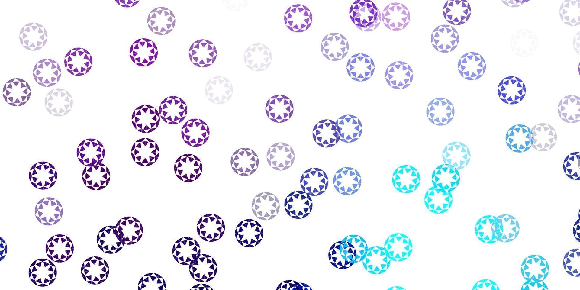 Light pink, blue vector template with circles.