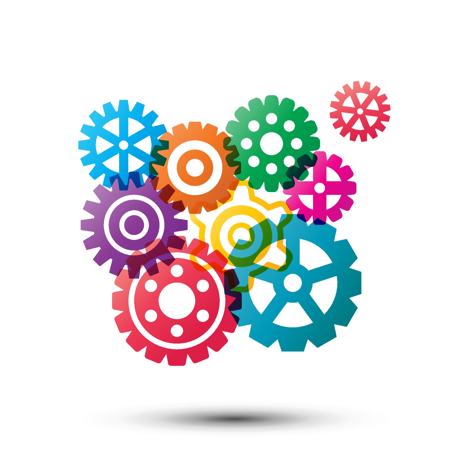 colorful gears vector design 2280004 Vector Art at Vecteezy