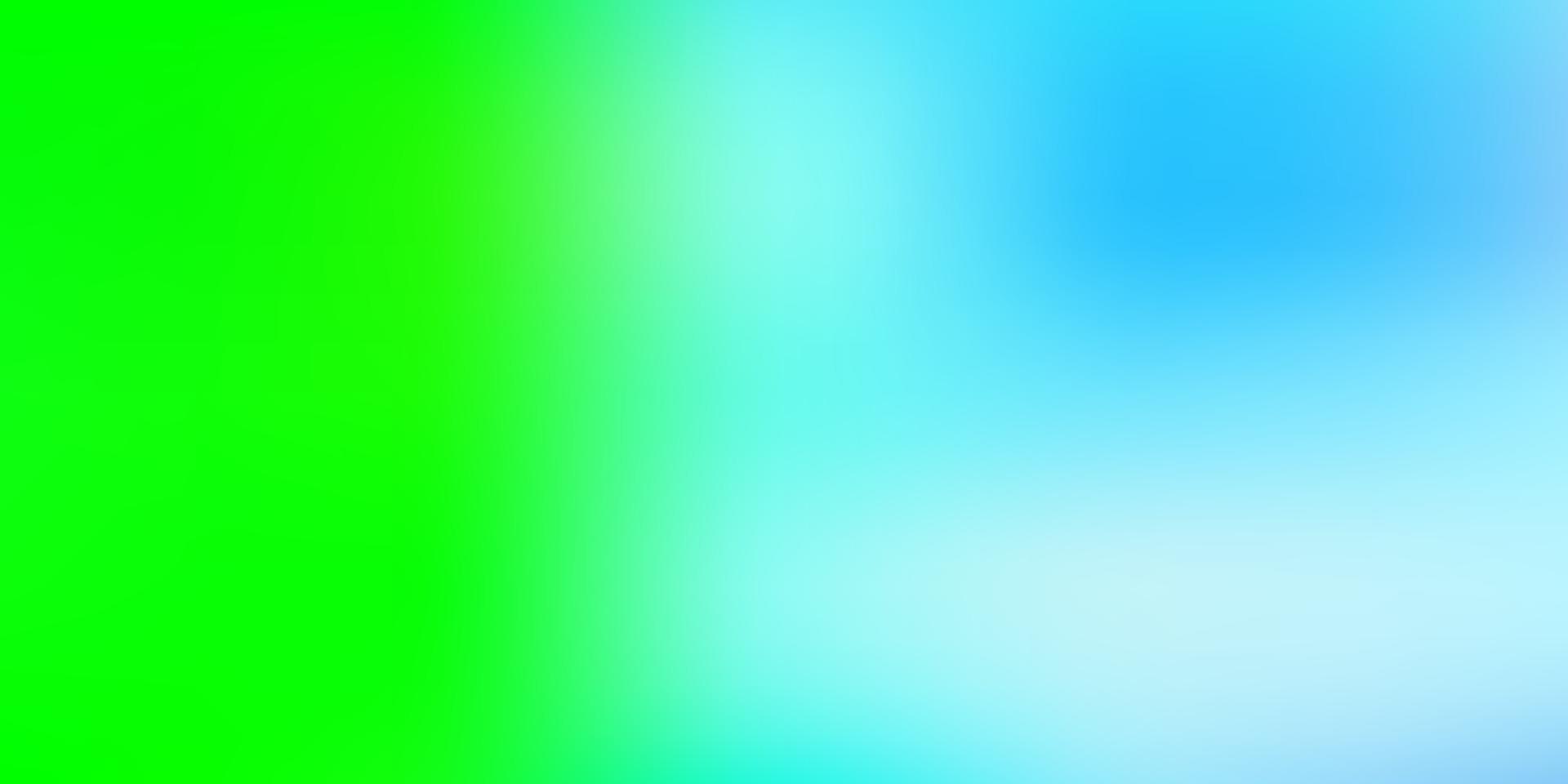 Light blue, green vector abstract blur drawing.