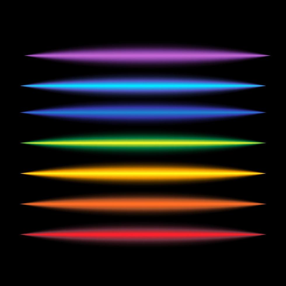 rainbow spectrum vector design