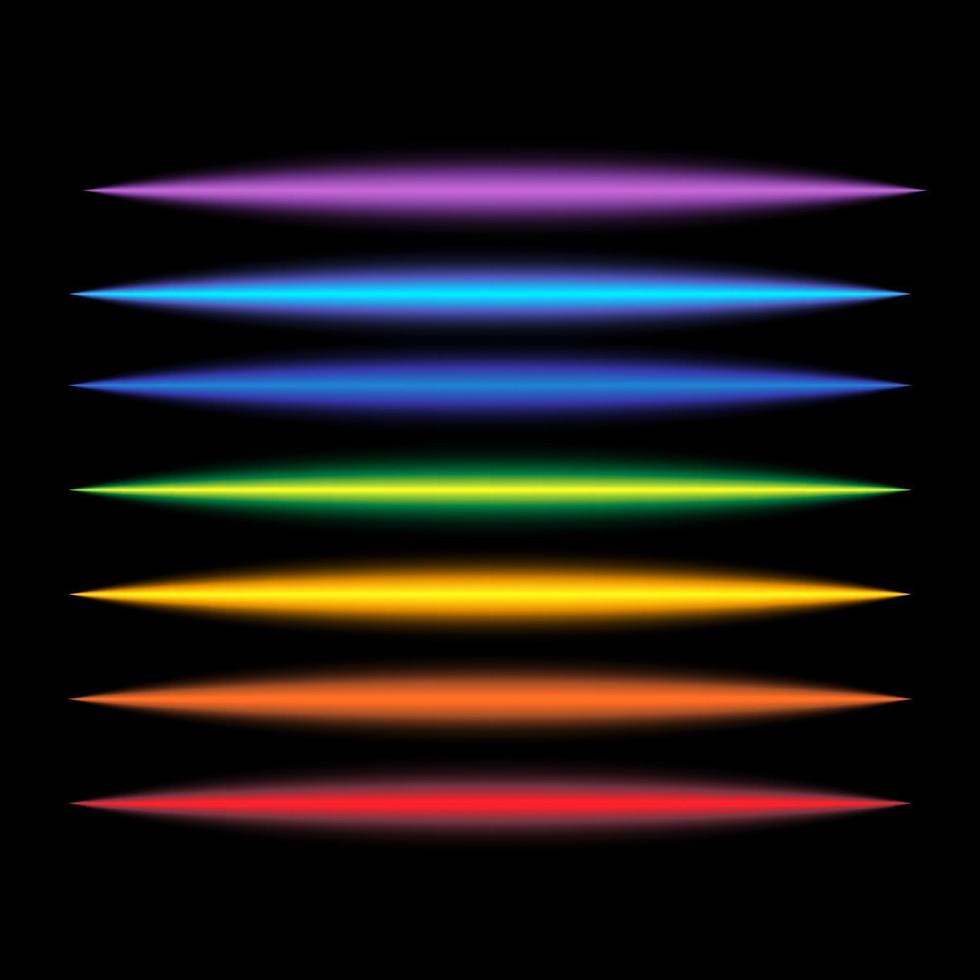 diseño de vector de espectro de arco iris