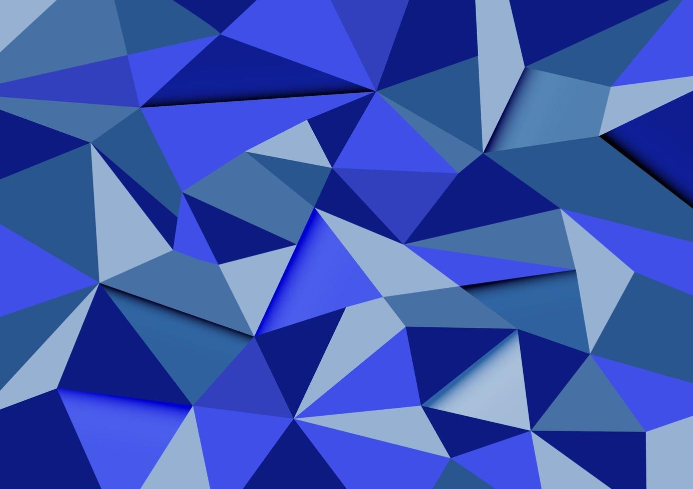 polígono abstracto colorido vector