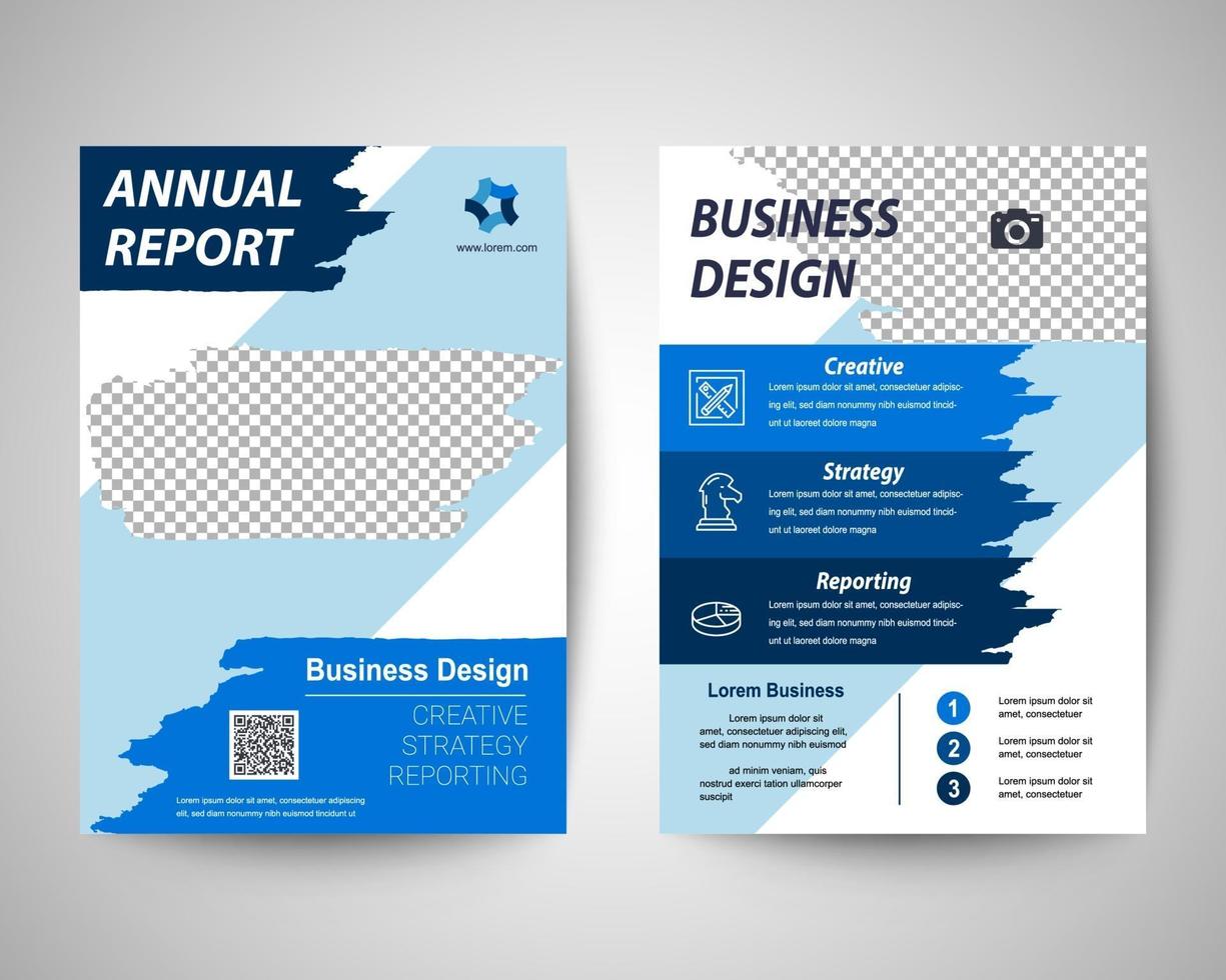 plantilla de volante corporativo a4 vector