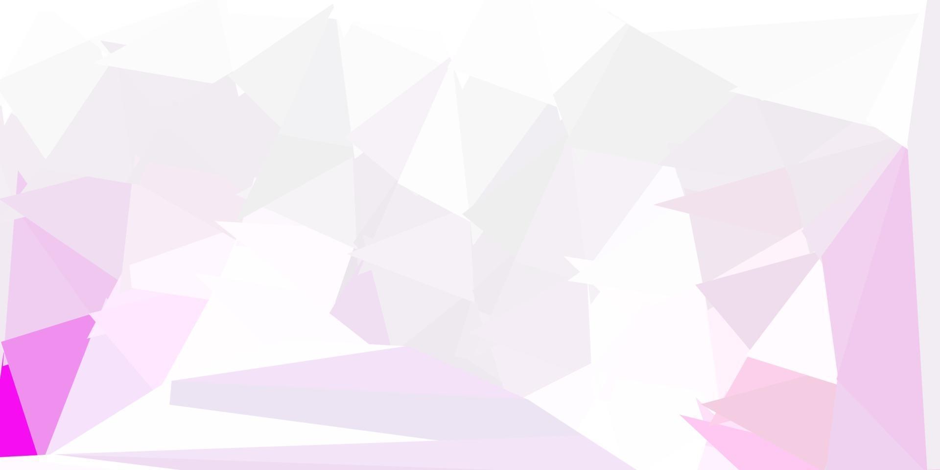 Fondo de pantalla de polígono degradado vectorial de color púrpura claro, rosa. vector
