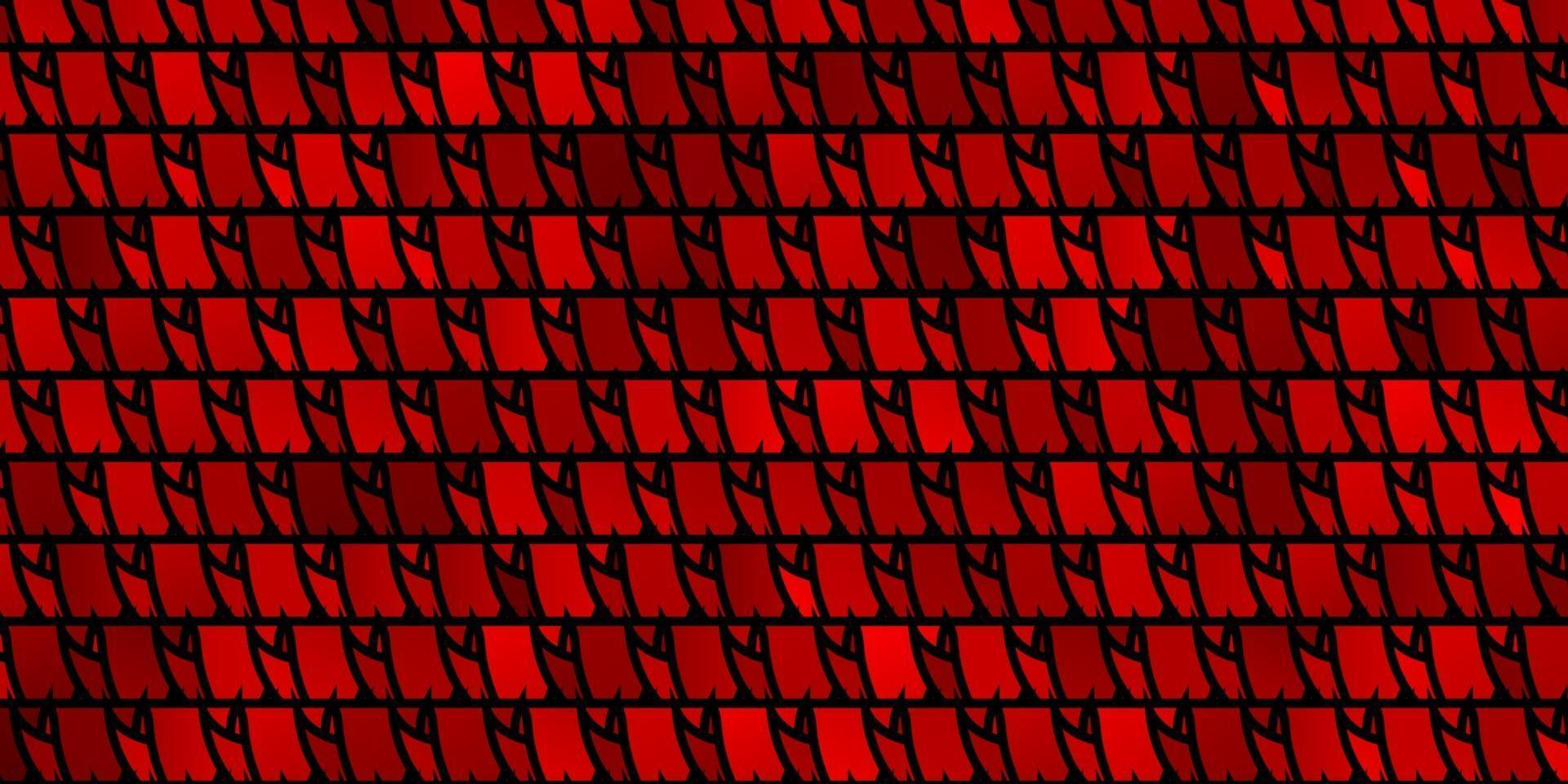 patrón de vector rojo claro con estilo poligonal.