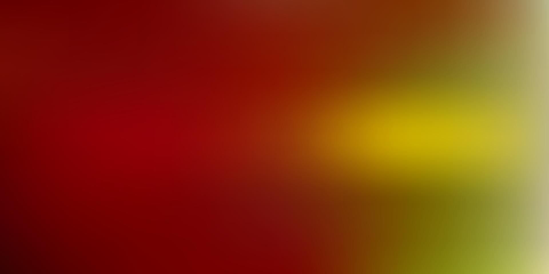 Light red, yellow vector abstract blur backdrop.