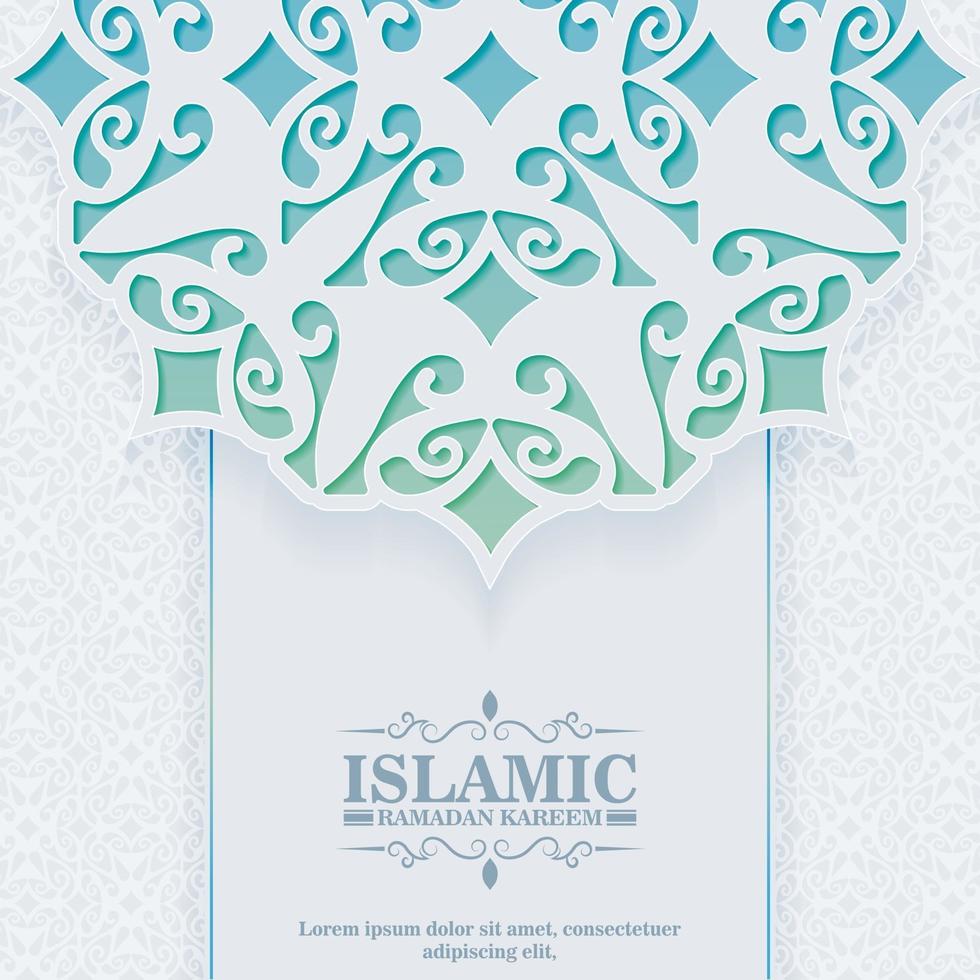 Ramadan kareem season background vector