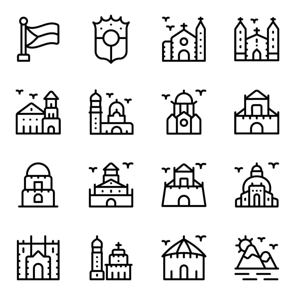 Philippine and Landmarks vector
