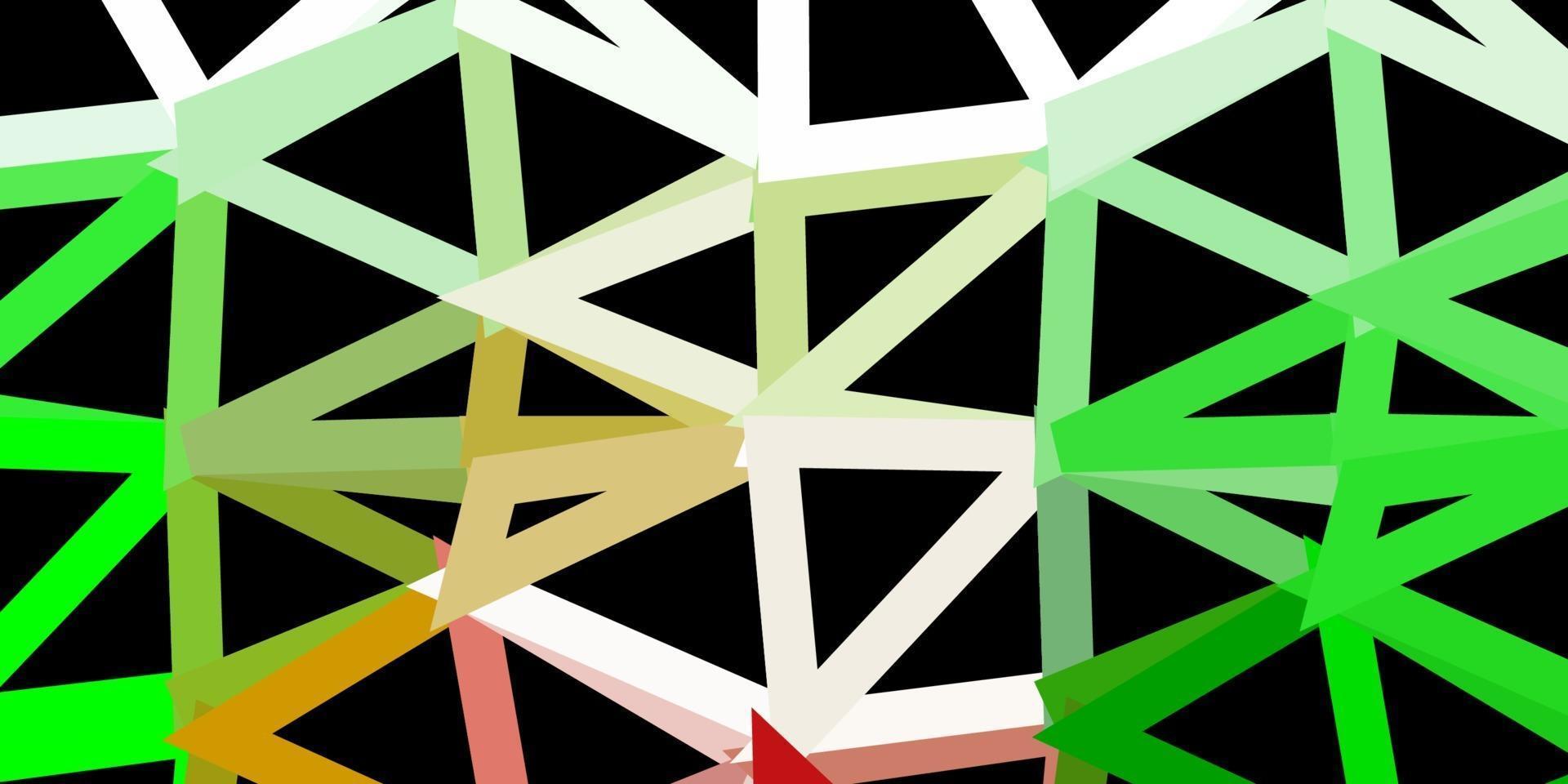 Light green, red vector poly triangle texture.