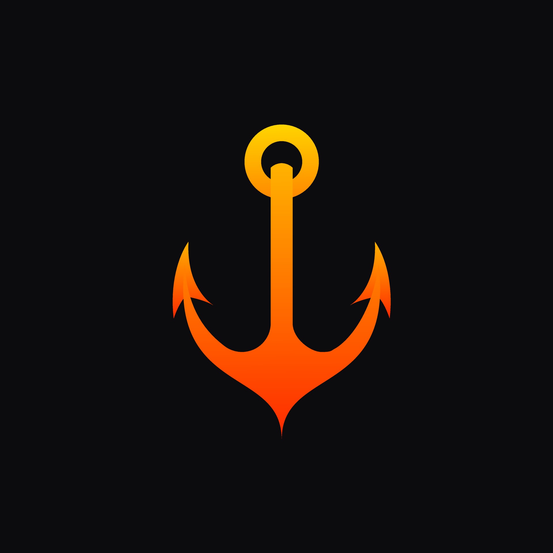 simple anchor design vector 2280990 Vector Art at Vecteezy