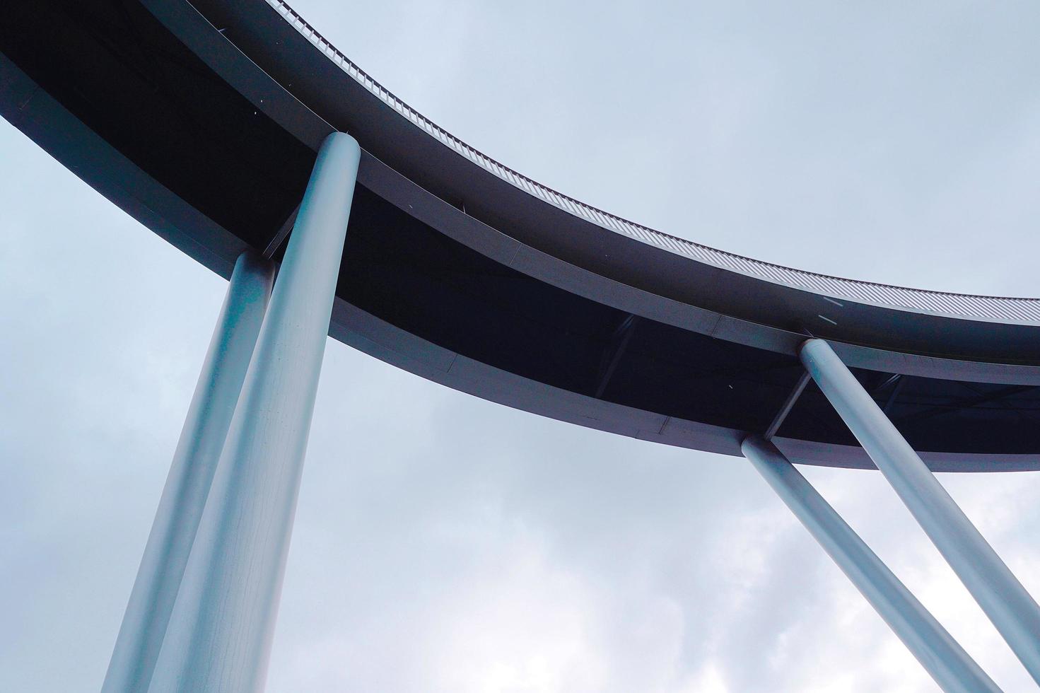 bridge architecture in Bilbao city, Spain photo
