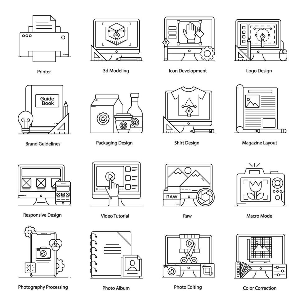 diseños y pautas receptivos vector