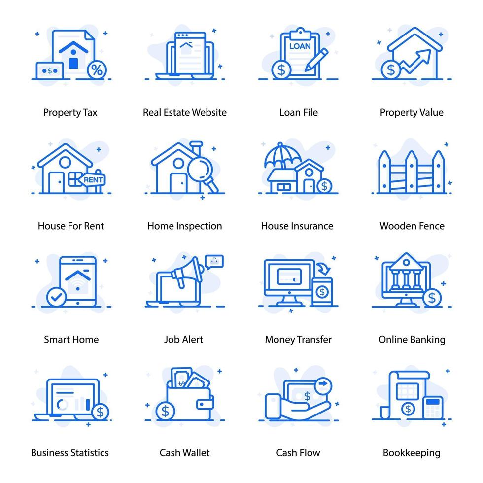 finanzas y negocios conceptuales vector