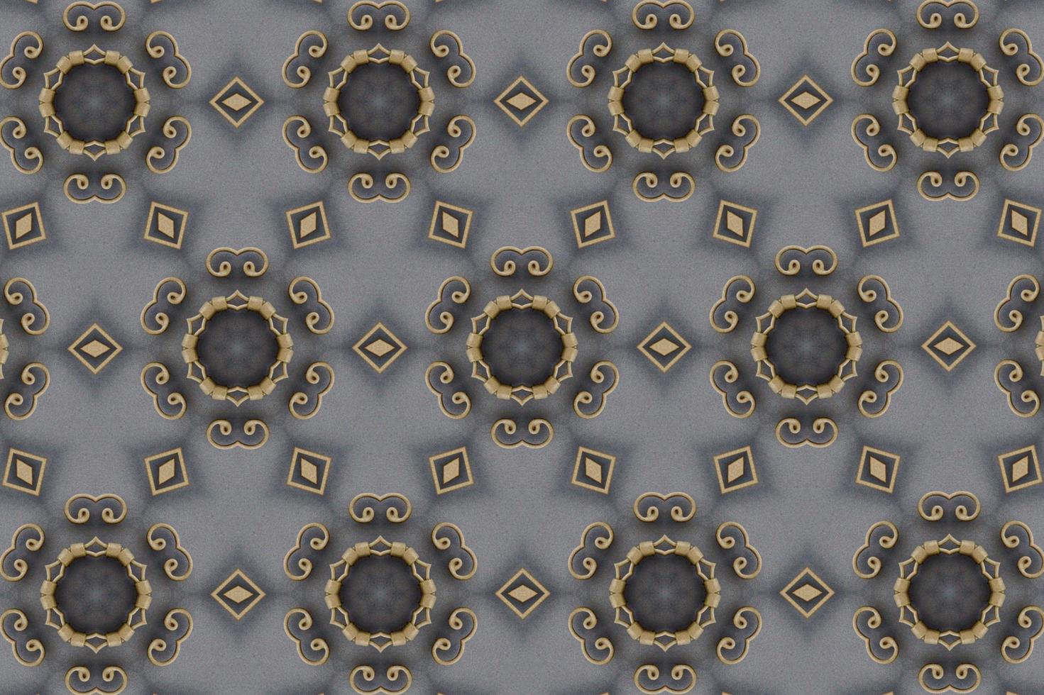 Golden abstract textured background, symmetric shapes and lines photo