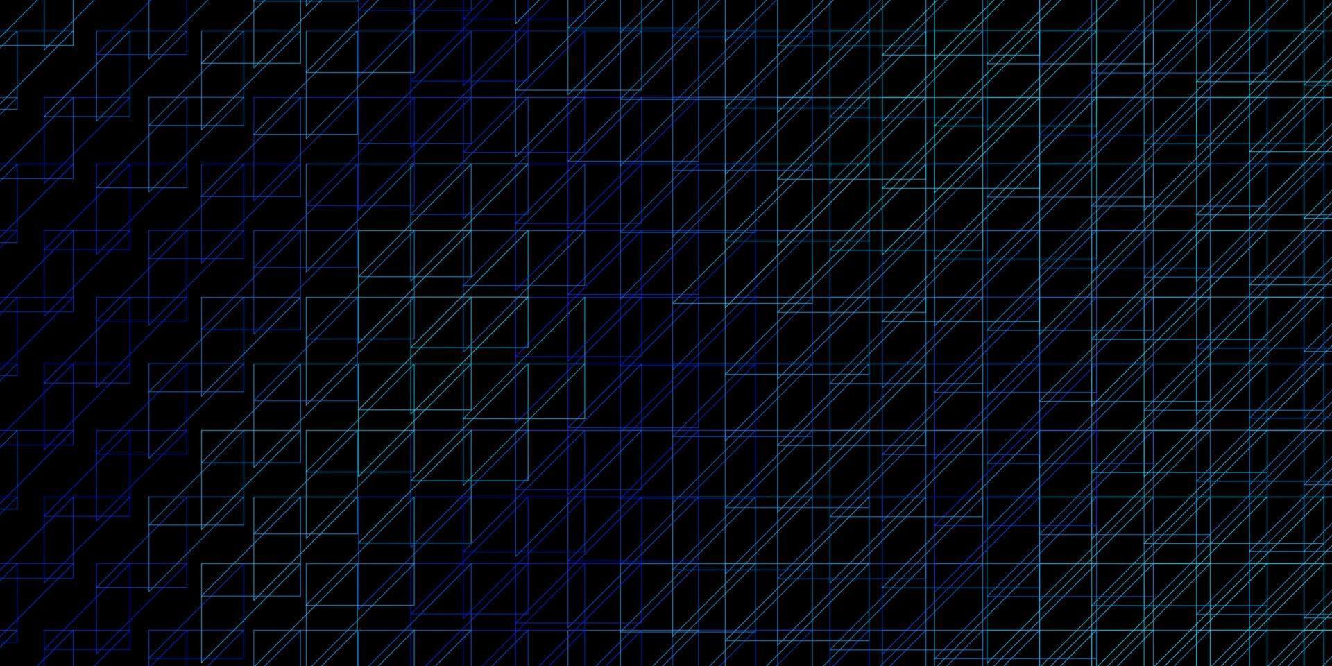 Dark BLUE vector pattern with lines.