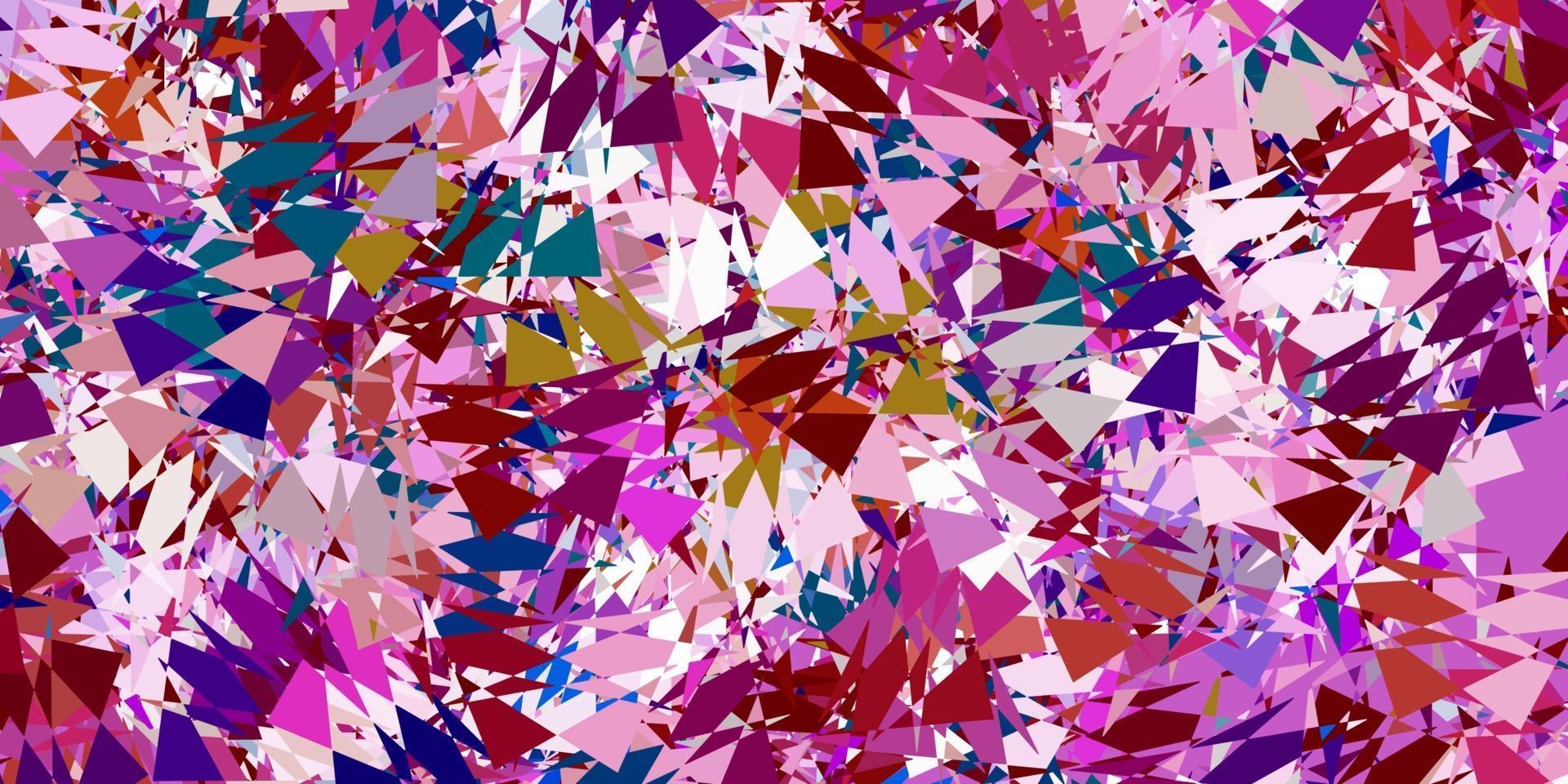 Light multicolor vector background with polygonal forms.