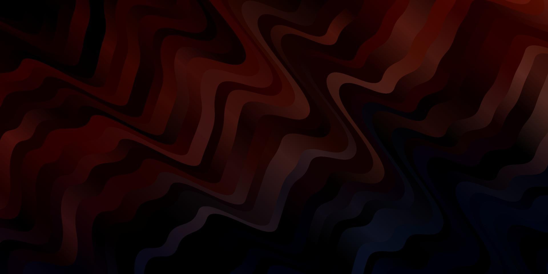 Dark Blue, Red vector template with wry lines.