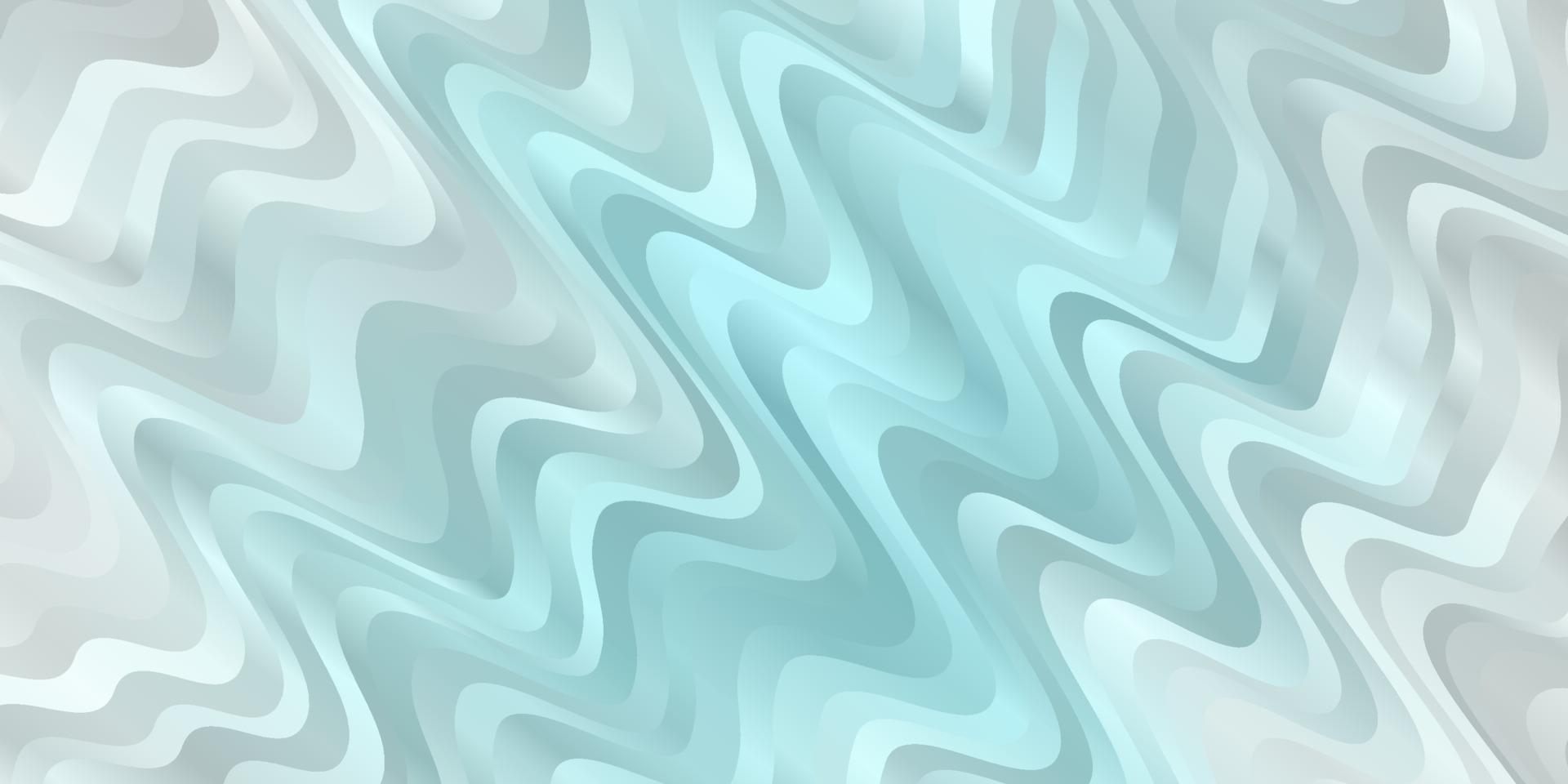 textura de vector azul claro con curvas.