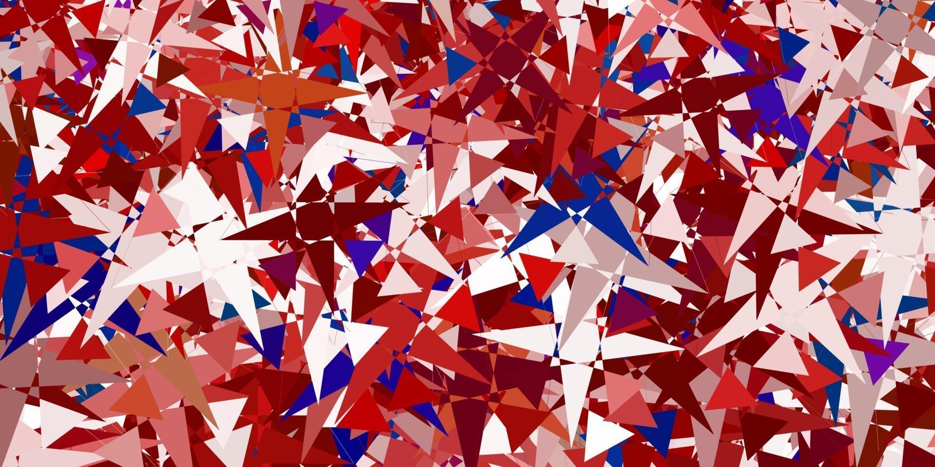 Light Multicolor vector layout with triangle forms.
