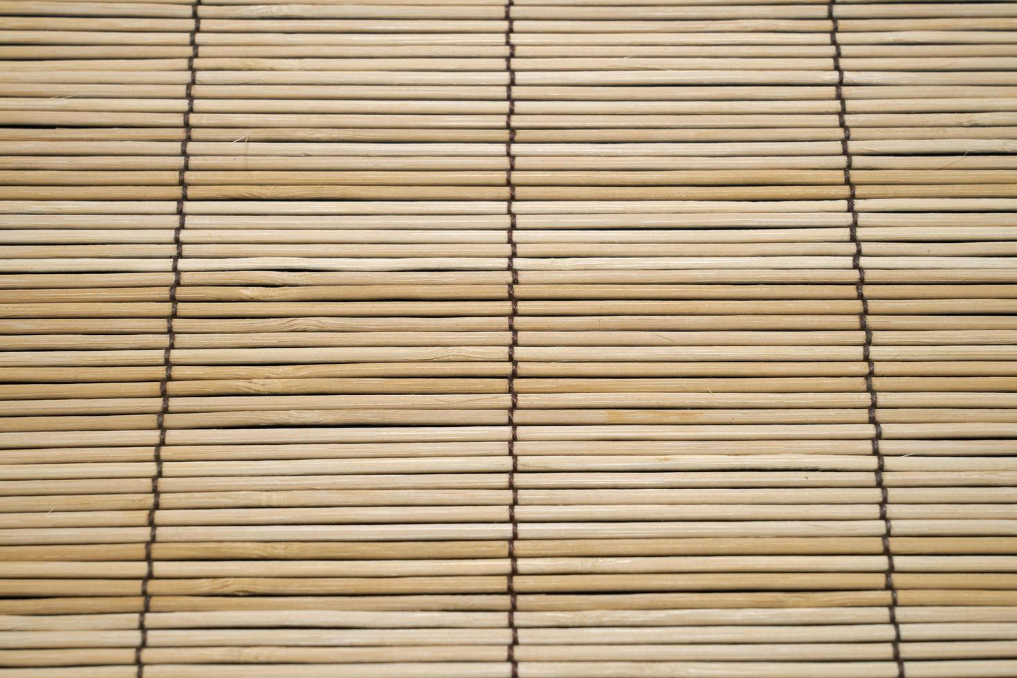 Straw litter on the kitchen table as a background. photo