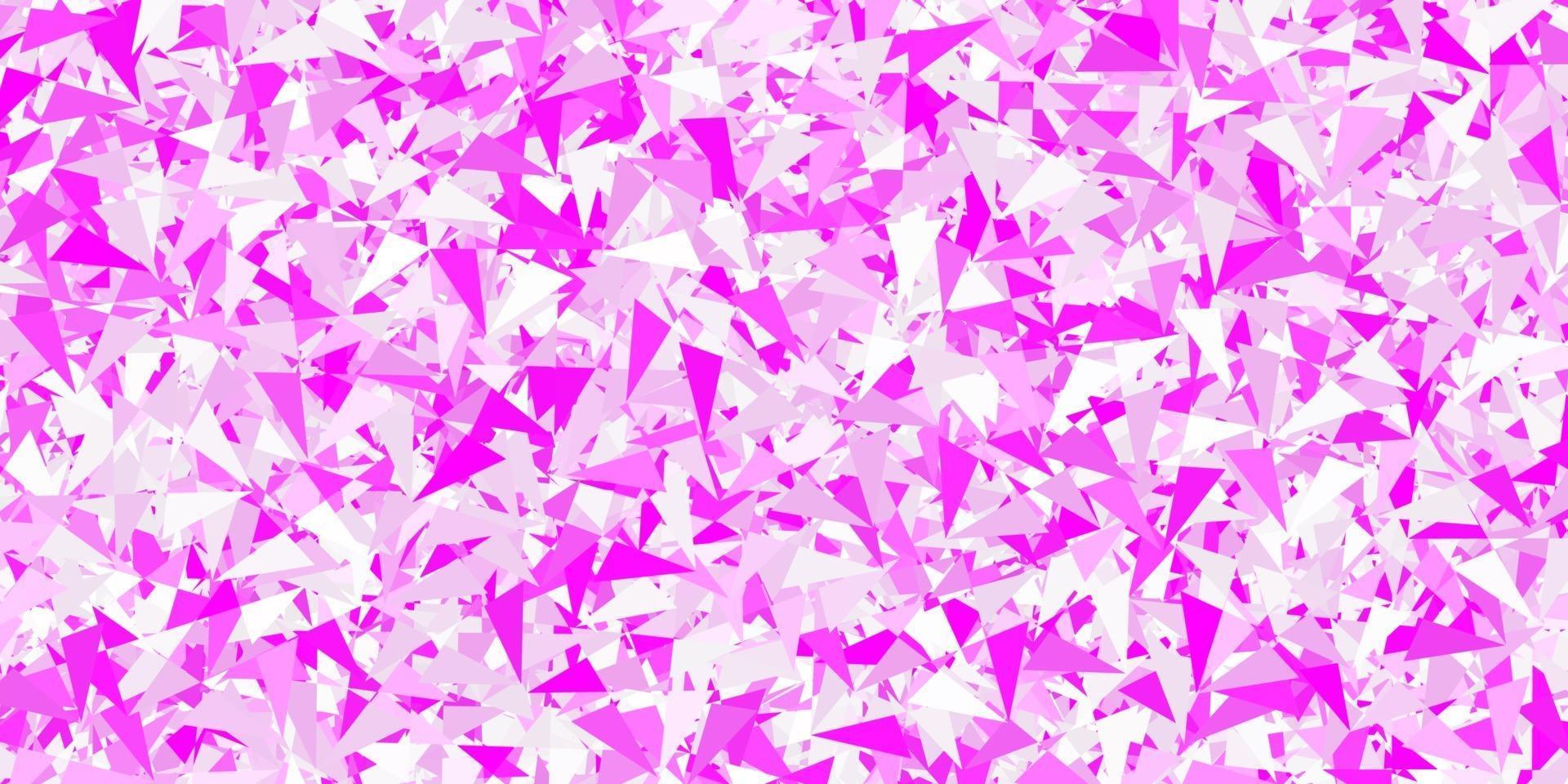 Light pink vector pattern with polygonal shapes.