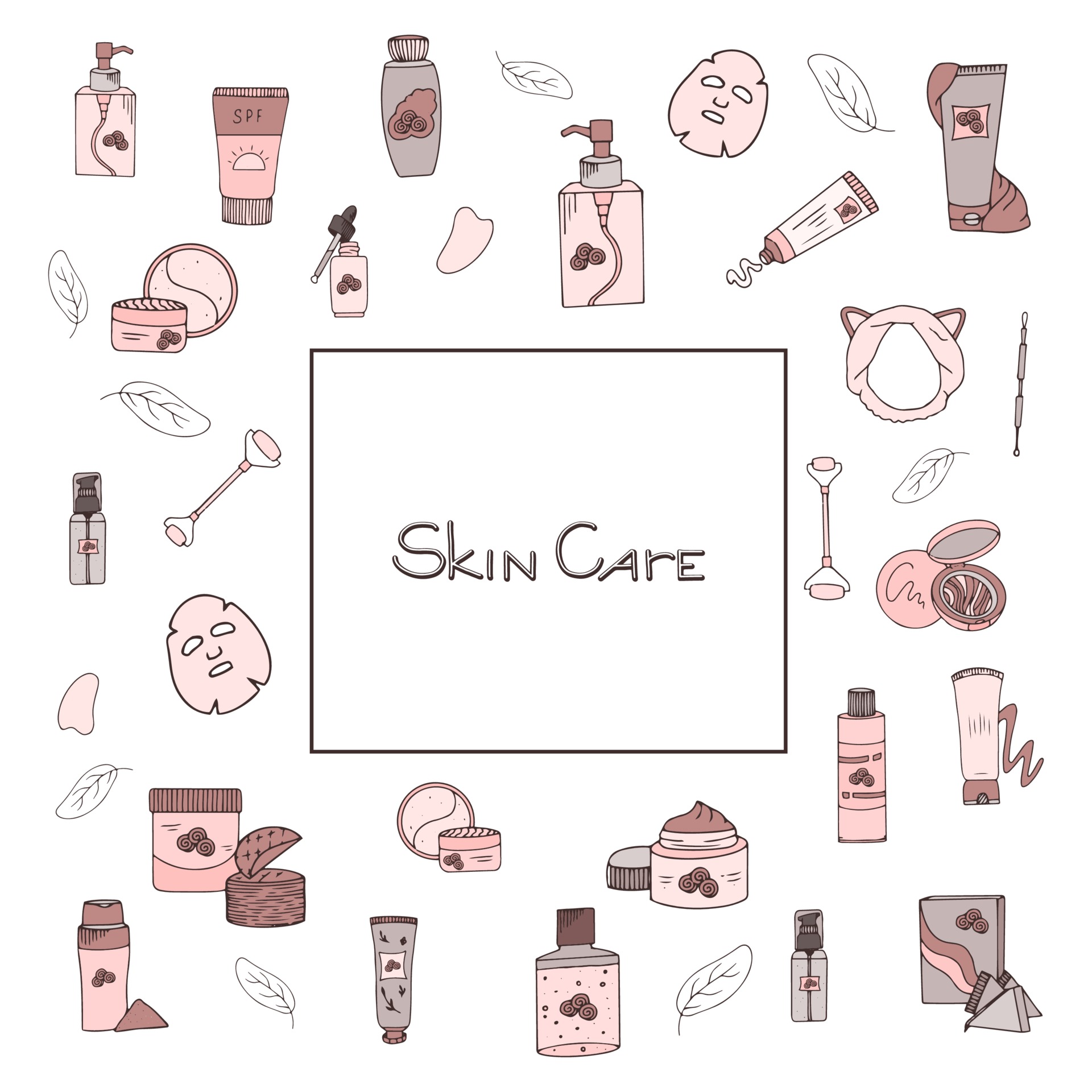 Beauty Set With Cosmetic Products Collection Of Bottles Tubes Jars Cosmetic Accessories In Hand Drawn Style Set Of Korean Skin Care Products Lettering Text 2282495 Vector Art At Vecteezy Home > products > search results of cosmetic tube. beauty set with cosmetic products