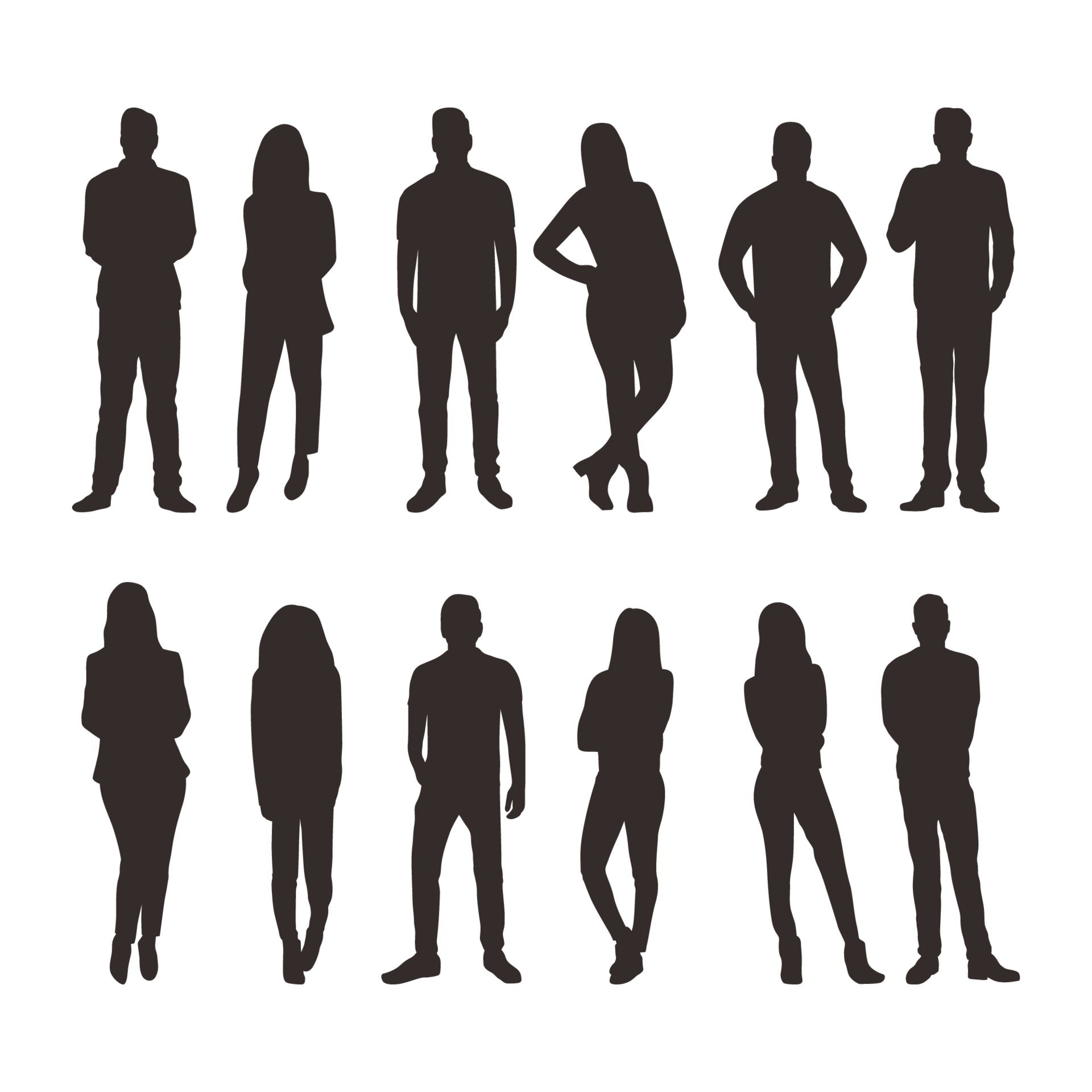 Human Silhouette SVG