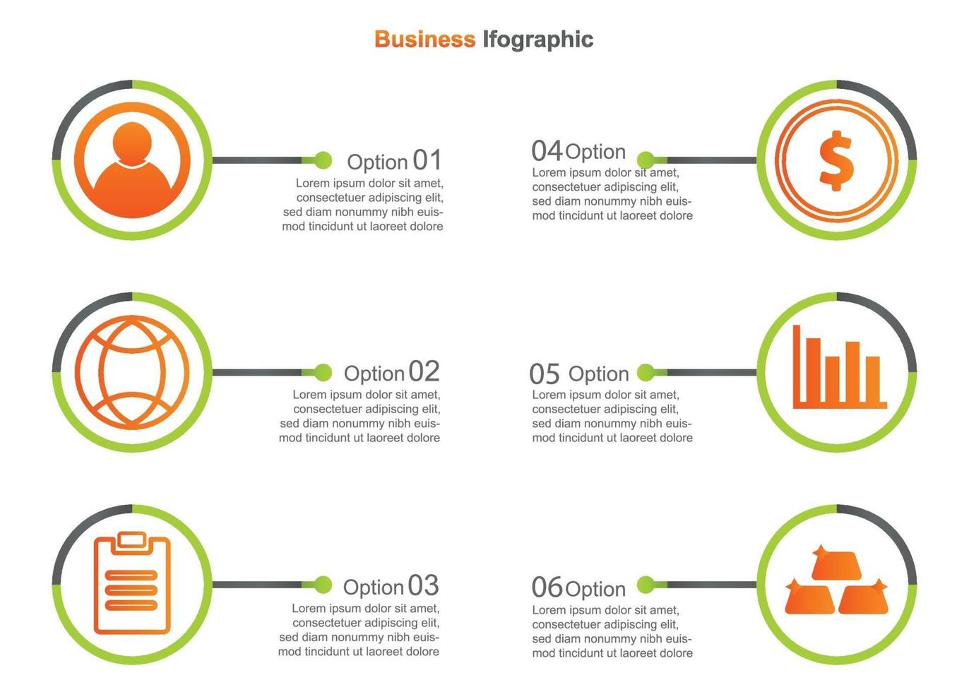 plantilla de diseño de infografía empresarial. infografía vectorial. perfecto para marketing, promoción, elemento de diseño de presentación vector