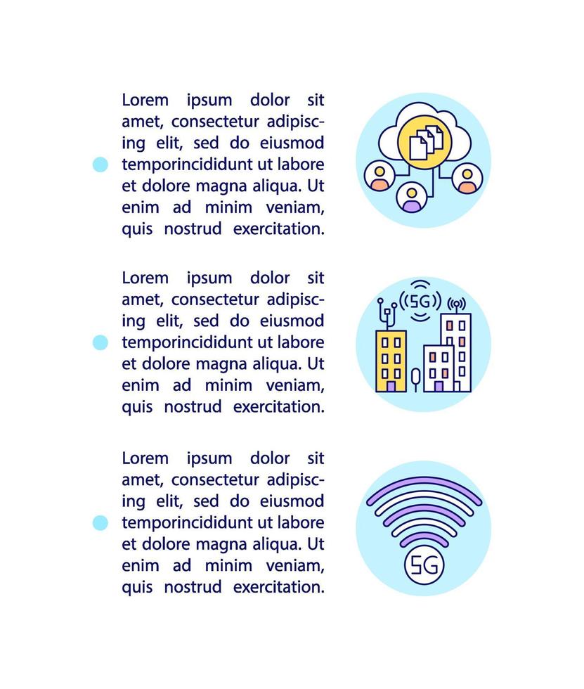 Commercial buildings connectivity concept line icons with text vector