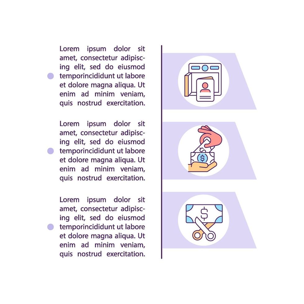 Illegal treatment for migrant workers concept line icons with text vector