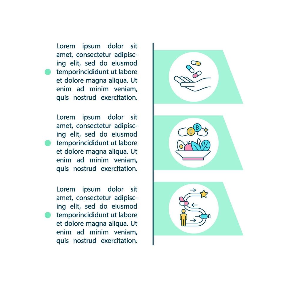 Interventional studies concept line icons with text vector