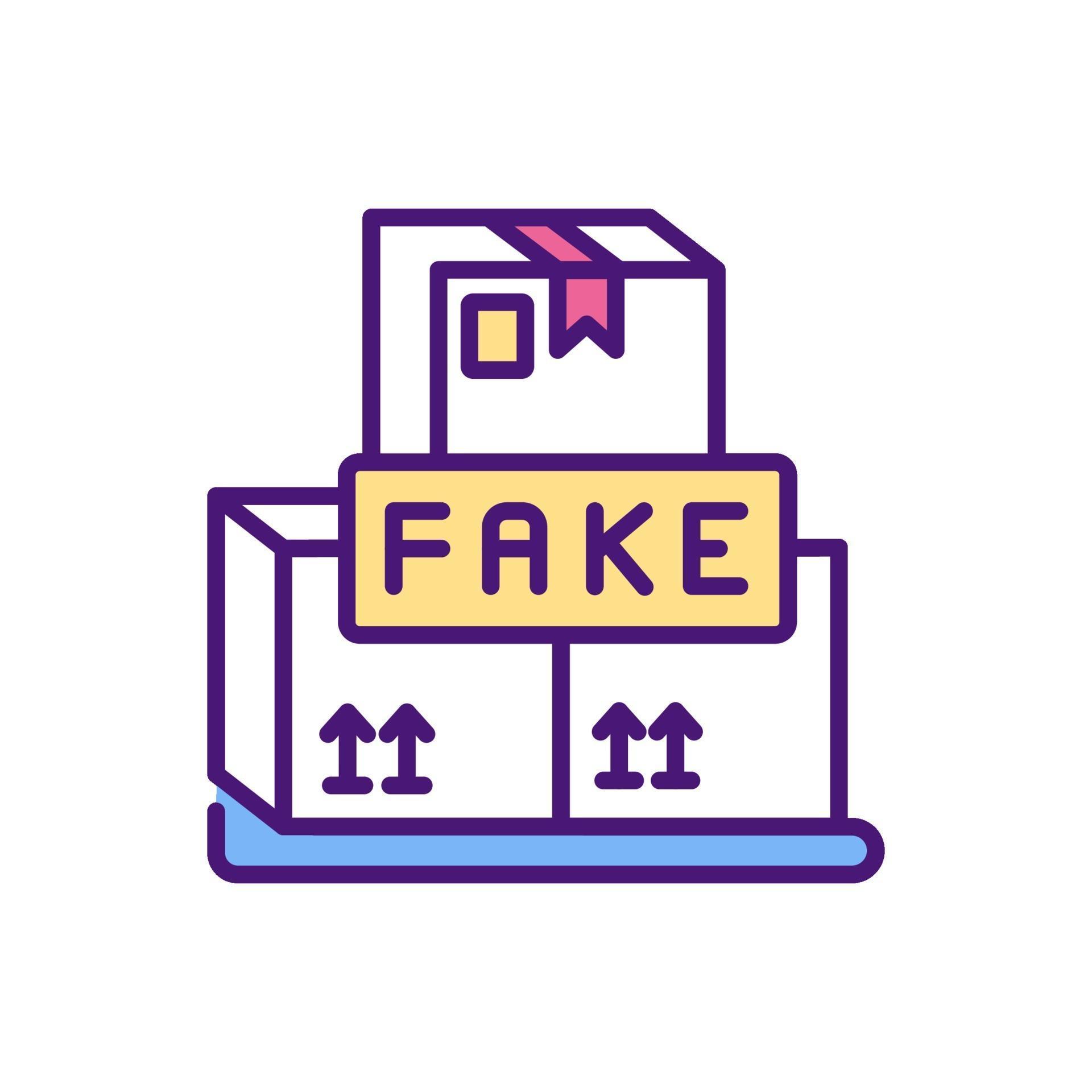 Counterfeit Consumer goods RGB Color Icon 2283849 Vector Art At Vecteezy