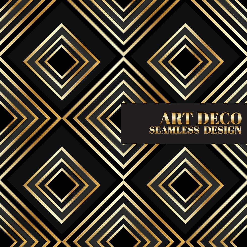 vector de ilustración de diseño de fondo art deco gatsby degradado dorado