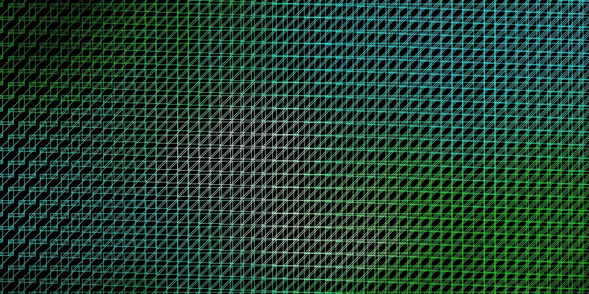 plantilla de vector azul oscuro, verde con líneas.