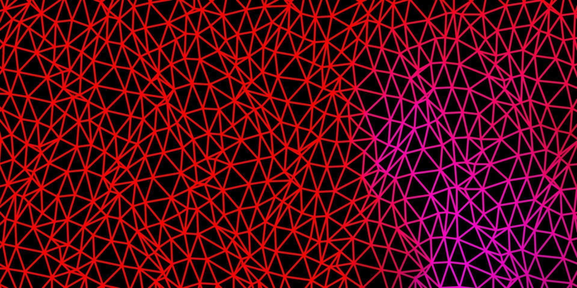 Dark purple, pink vector geometric polygonal layout.