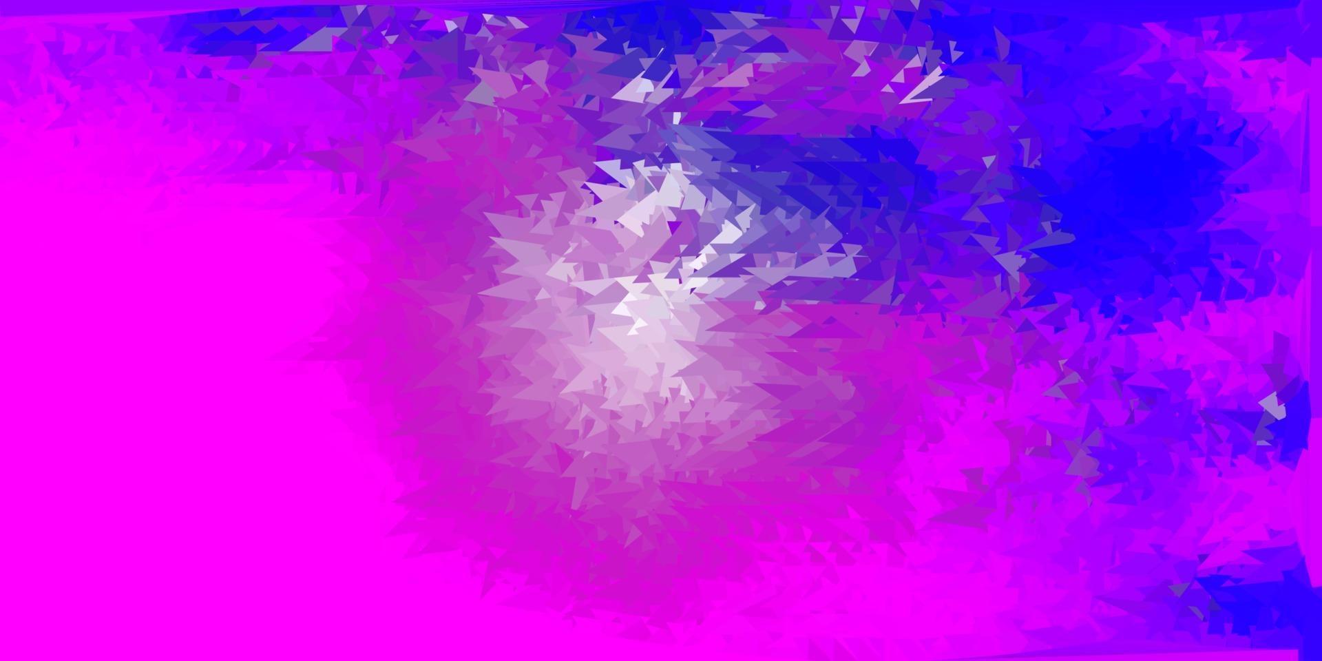 Light purple, pink vector gradient polygon layout.