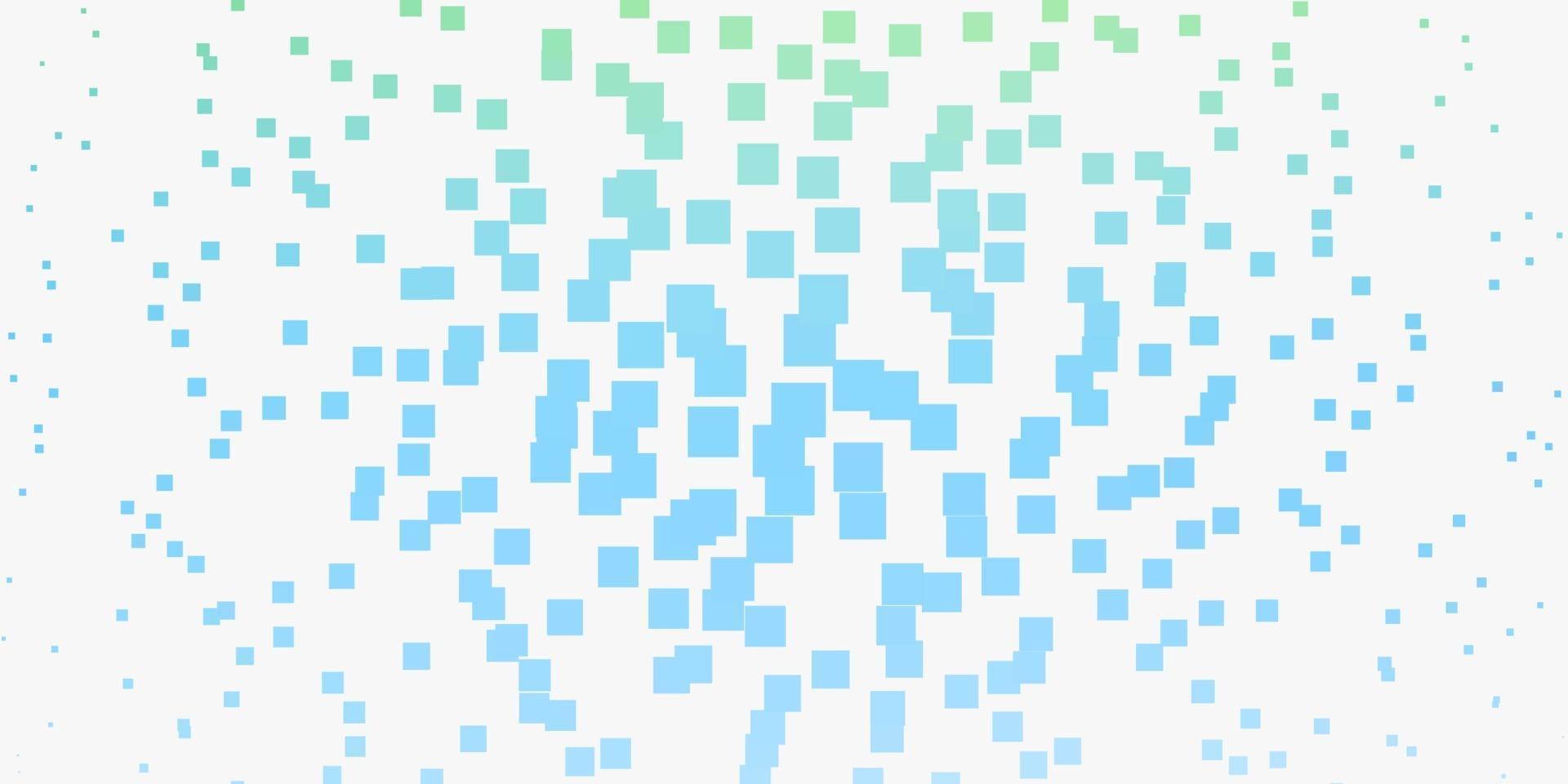 Light Blue, Green vector backdrop with rectangles.