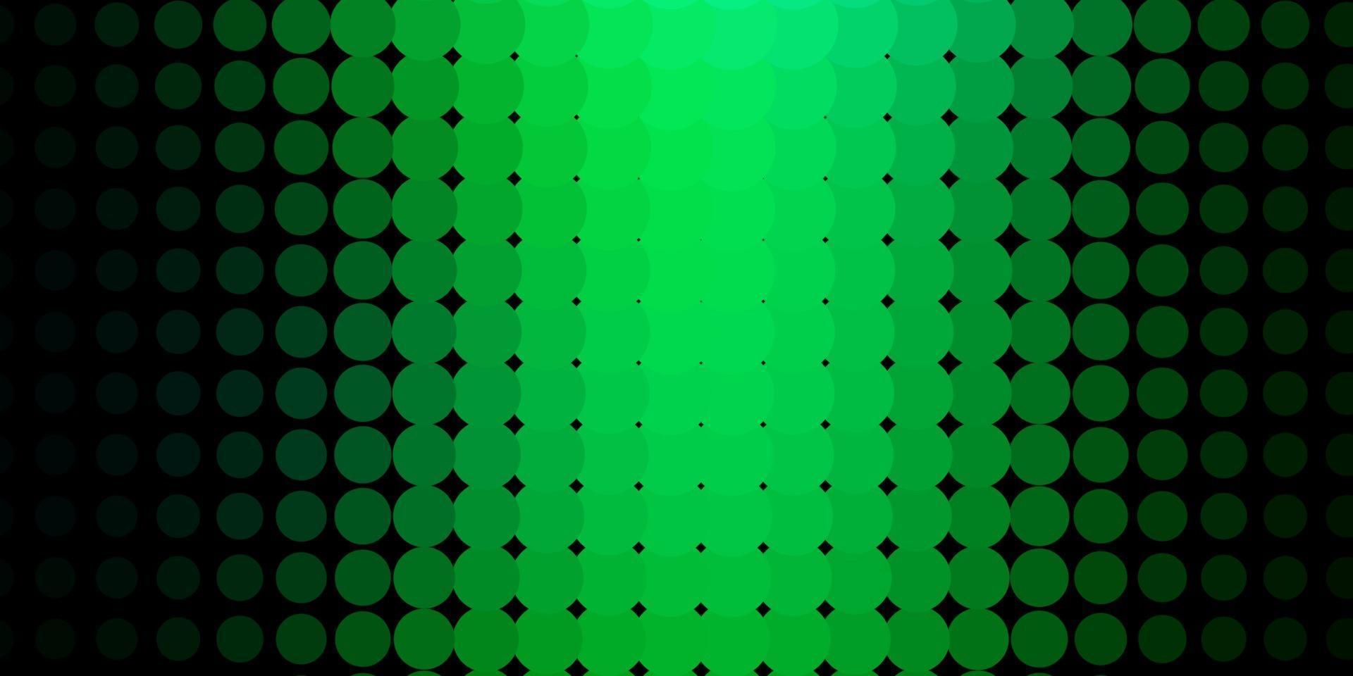 Fondo de vector azul claro, verde con círculos.