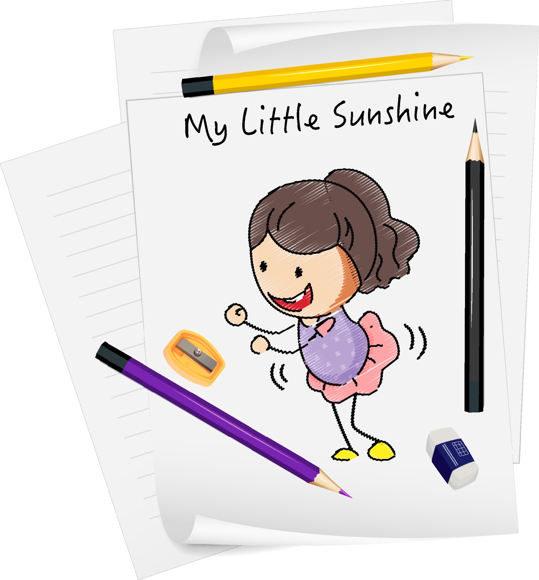 Sketch little kids cartoon character on paper isolated 2284600 Vector Art at Vecteezy Sketch little kids cartoon character on paper isolated 2284600 Vector Art at Vecteezy