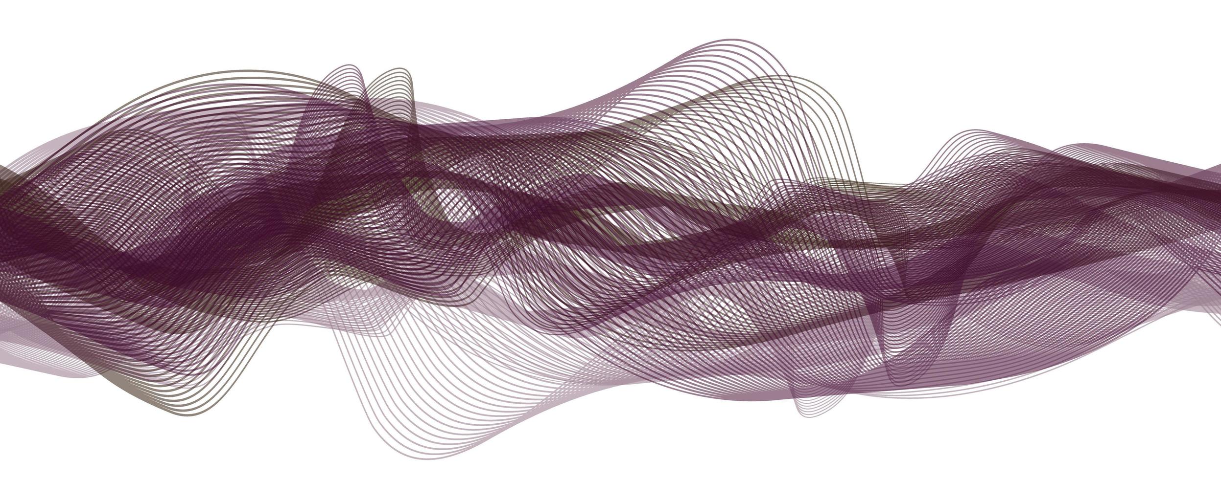 Soft Violet digital Sound Wave on technology Background vector