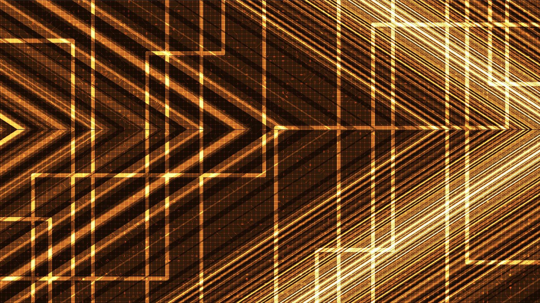 Golden Circuit Line Technology on Future Background,Hi-tech Digital and Communication Concept design,Free Space For text in put,Vector illustration. vector