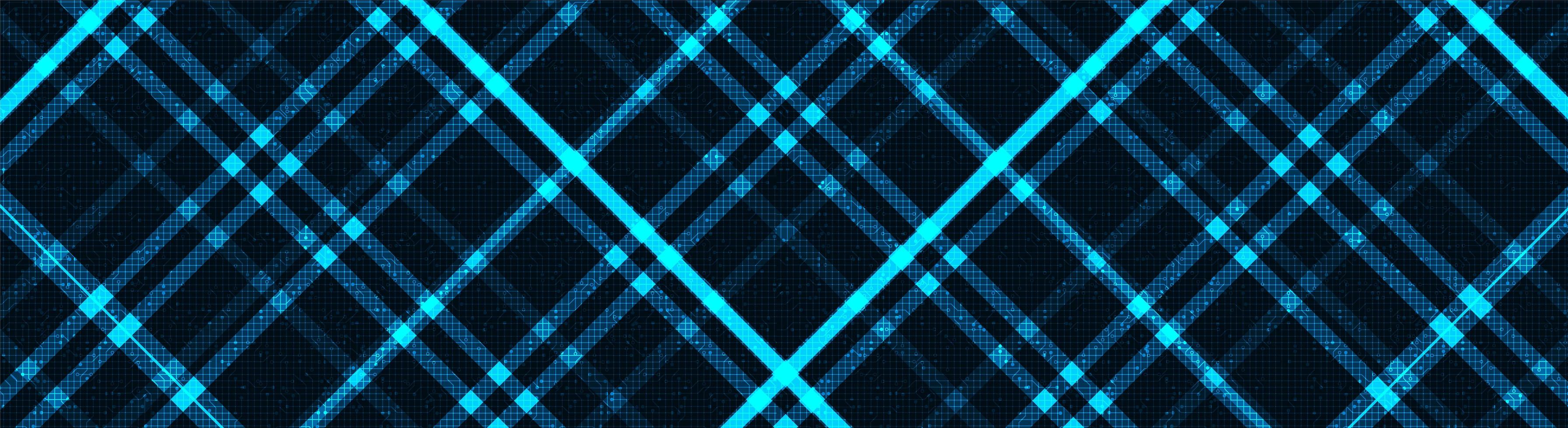 Panorama Cyber Light Technology Background,Hi-tech Digital and secure Concept design,Free Space For text in put,Vector illustration. vector