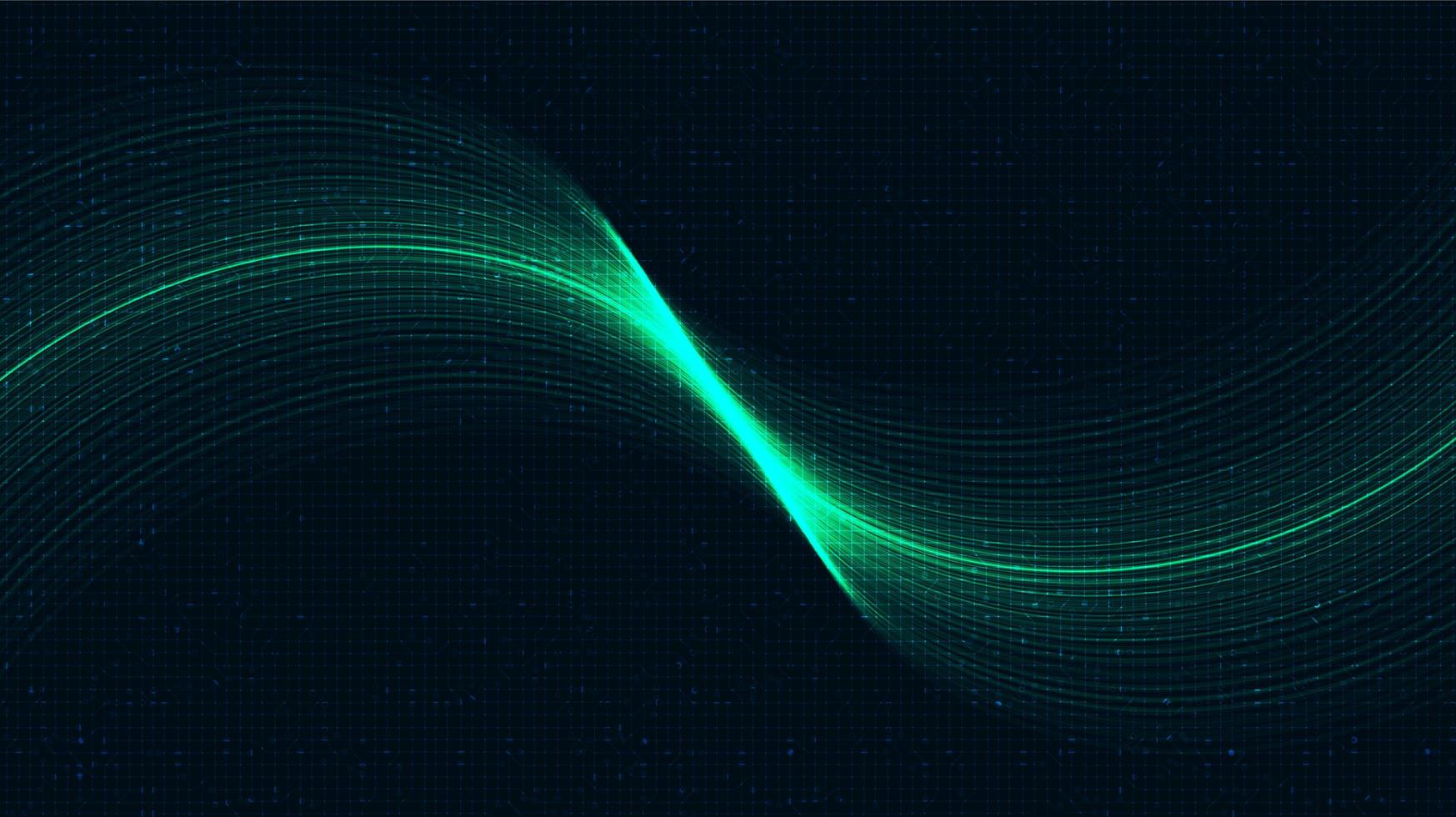 Waving Light Technology Background,Hi-tech Digital and sound wave Concept design,Free Space For text in put,Vector illustration. vector