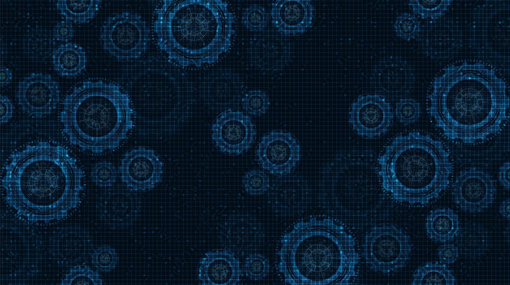 Abstract Digital Gears wheel and Cock on Technology Background,free space for text input,vector vector