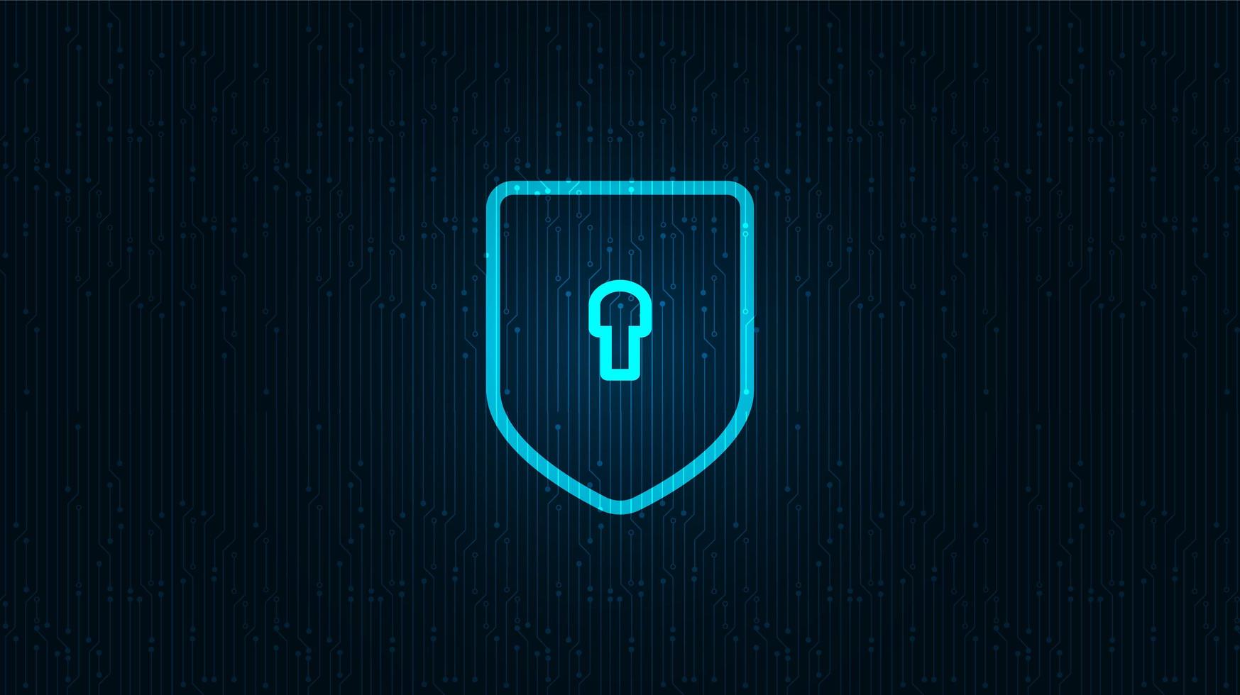 Network Technology Shield Security,protection and connection Concept background design.vector illustration. vector